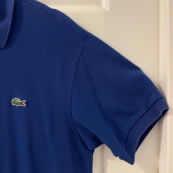 Lacoste Classic Fit L.12.12 Polo - Size 4 (M) - Gentian Blue - Picture 3 of 7